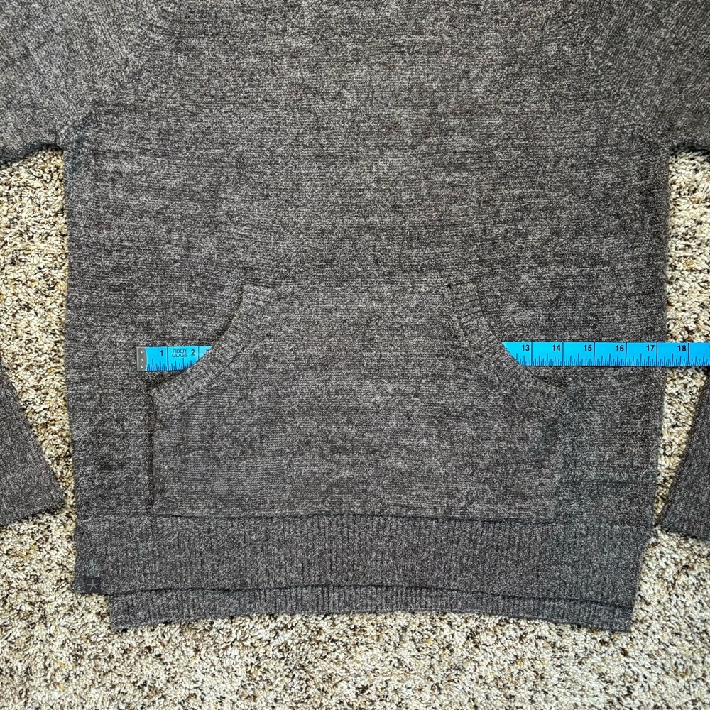 Barefoot Dreams | Cozychic Lite Pullover, Carbon Pewter (Tan/Gray), Size Medium - Picture 12 of 15